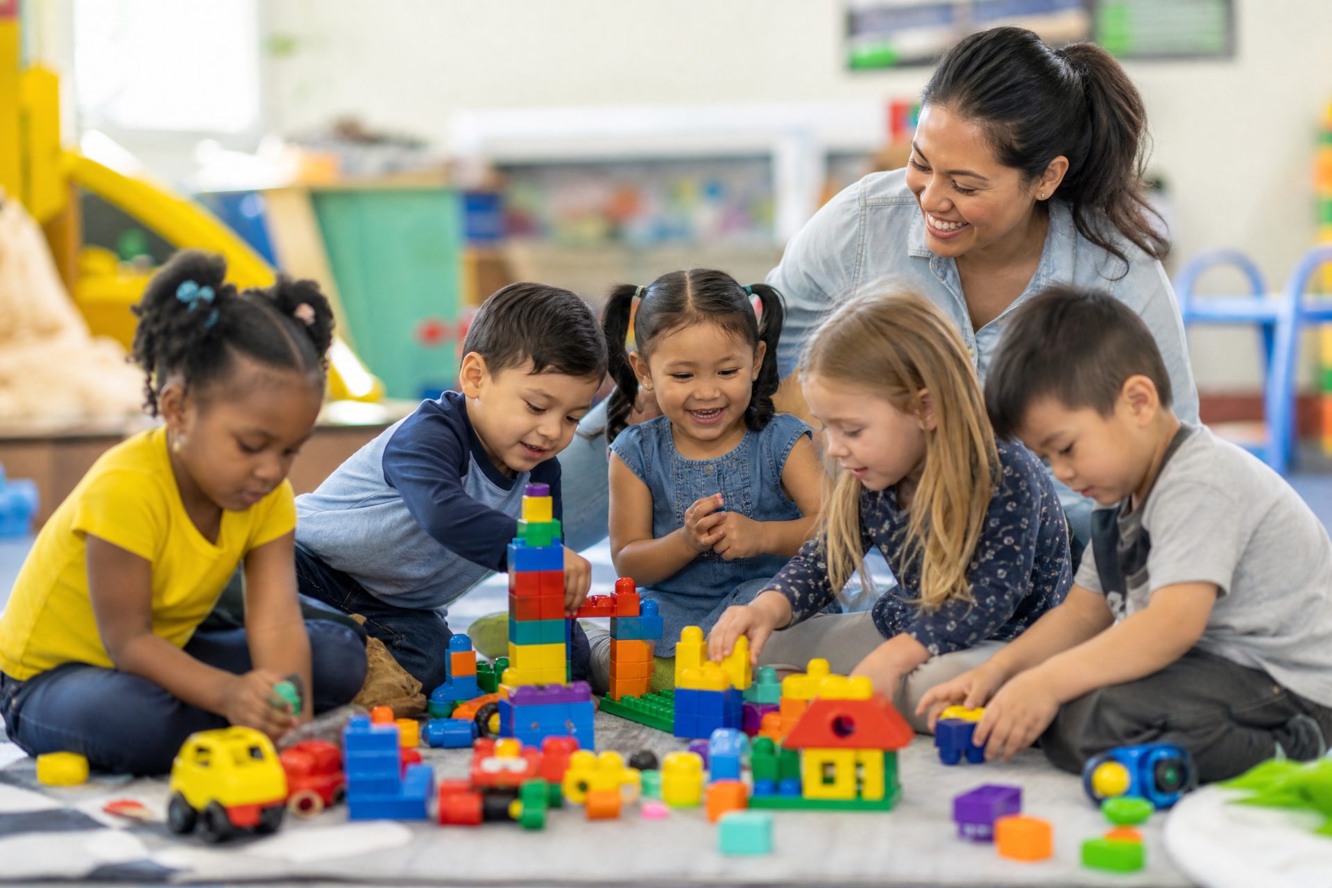 Children in after-school care at Little Bergen Academy